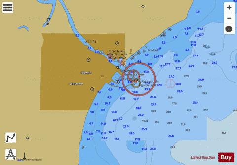 ALGOMA WISCONSIN Marine Chart - Nautical Charts App
