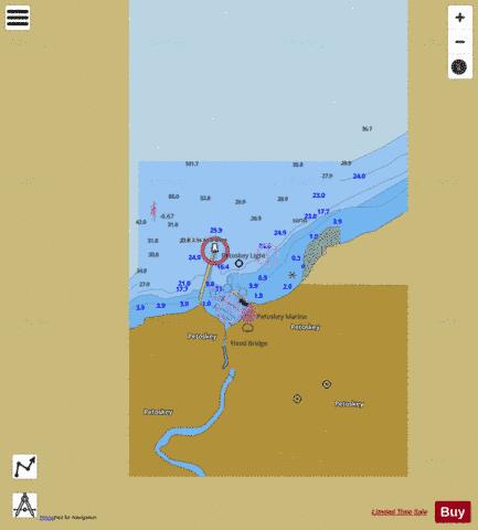 PETOSKEY MICHIGAN Marine Chart - Nautical Charts App