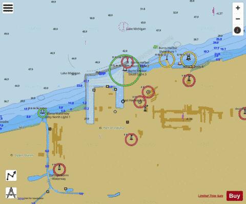 CHICAGO AND VICINITY PAGE 16 Marine Chart - Nautical Charts App