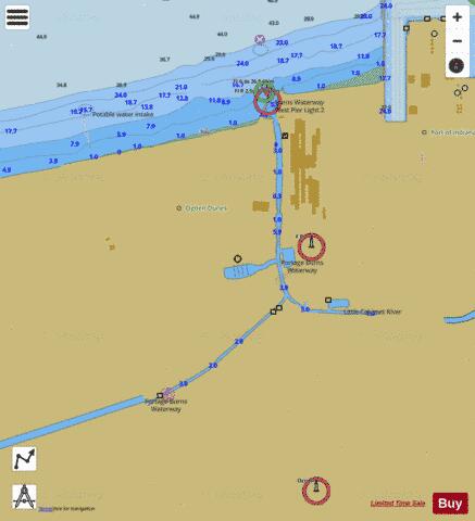 BURNS DITCH PAGE 17 Marine Chart - Nautical Charts App
