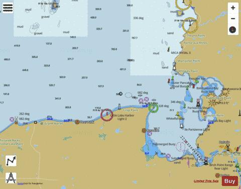 LAKE SUPERIOR ST MARYS RIVER TO AU SABLE POINT Marine Chart - Nautical Charts App