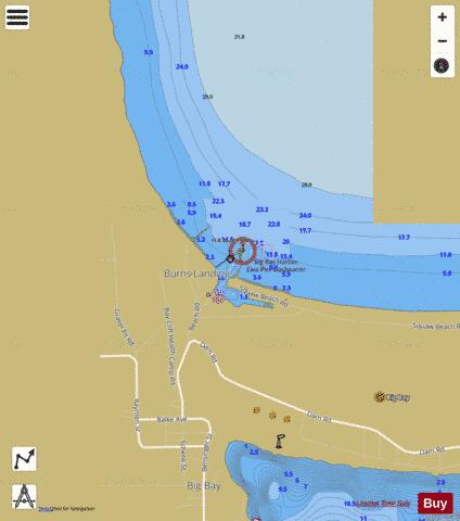 BIG BAY HARBOR MICHIGAN Marine Chart - Nautical Charts App