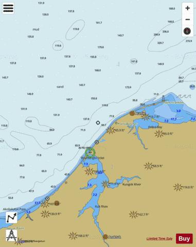 WAINWRIGHT INLET TO ATANIK Marine Chart - Nautical Charts App