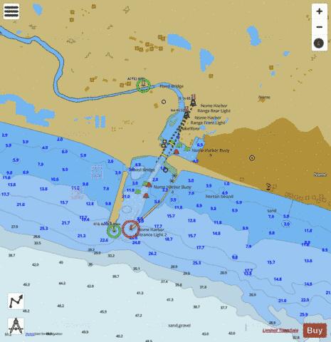NORTON SOUND  NOME INSET Marine Chart - Nautical Charts App