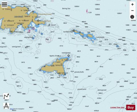 SHEMYA ISLAND TO ATTU ISLAND Marine Chart - Nautical Charts App