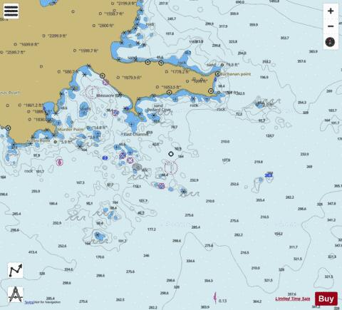 MASSACRE BAY Marine Chart - Nautical Charts App