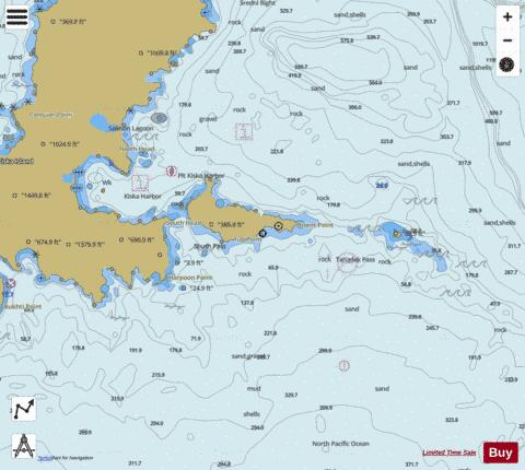 KISKA HARBOR AND APPROACHES Marine Chart - Nautical Charts App