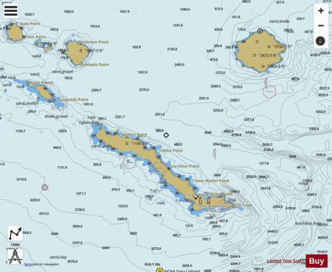 AMCHITKA ISLAND AND APPROACHES Marine Chart - Nautical Charts App