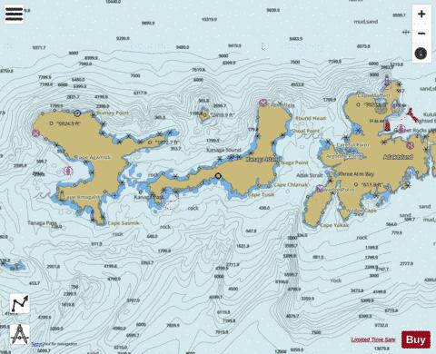 ADAK ISLAND TO TANAGA ISLAND Marine Chart - Nautical Charts App