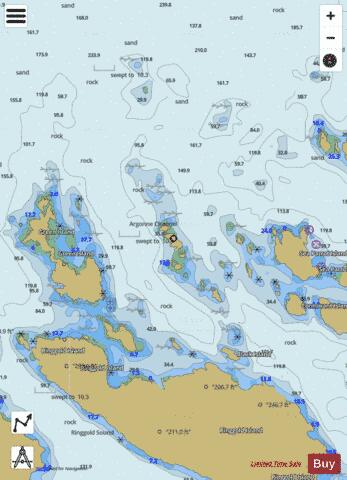ARGONNE CHANNEL Marine Chart - Nautical Charts App