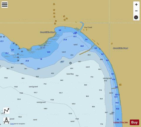 SAND BAY Marine Chart - Nautical Charts App