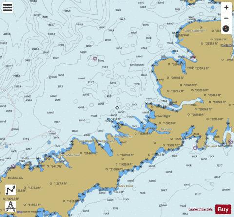 UNALASKA ISLAND  CHERNOFSKI HARBOR TO SKAN BAY Marine Chart - Nautical Charts App
