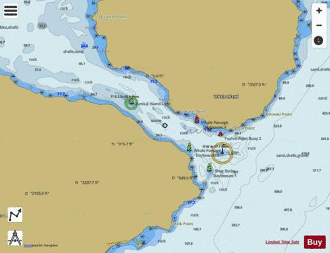 WHALE PASSAGE Marine Chart - Nautical Charts App
