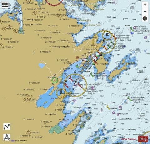 KODIAK AND ST PAUL HARBORS Marine Chart - Nautical Charts App