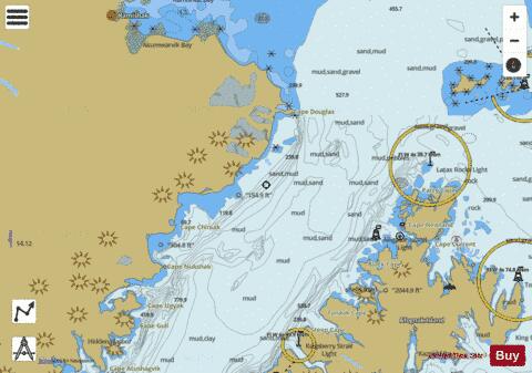CAPE DOUGLAS TO CAPE NUKSHAK Marine Chart - Nautical Charts App