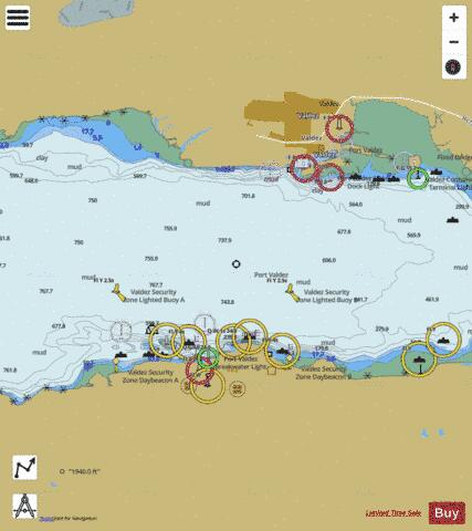 VALDEZ AND VALDEZ MARINE TERMINAL Marine Chart - Nautical Charts App