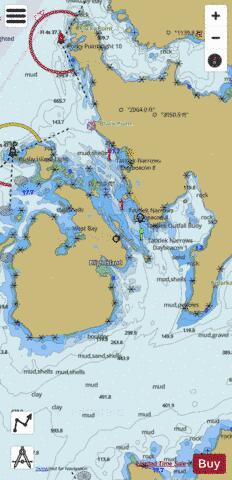 TATITLEK NARROWS Marine Chart - Nautical Charts App