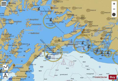 PRINCE WILLIAM SOUND  EASTERN ENTRANCE Marine Chart - Nautical Charts App