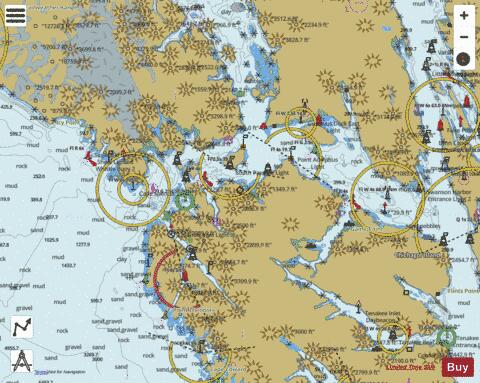 ICY STRAIT AND CROSS SOUND Marine Chart - Nautical Charts App