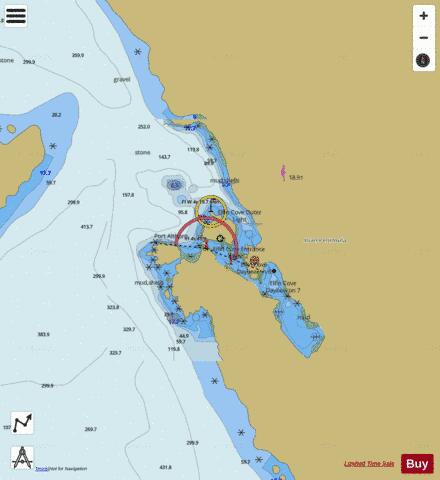 ELFIN COVE Marine Chart - Nautical Charts App