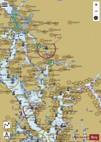 ERNEST SOUND EASTERN PASSAGE AND ZIMOVIA STRAIT Marine Chart - Nautical Charts App