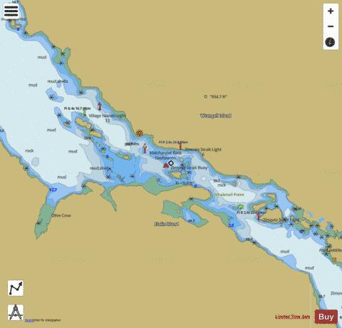 ZIMOVIA STRAIT Marine Chart - Nautical Charts App