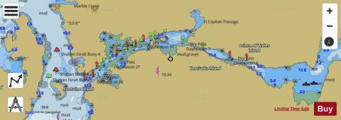 EL CAPITAN PASSAGE  DRY PASS TO SHAKAN STRAIT Marine Chart - Nautical Charts App