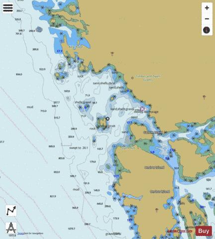 DEWEY ANCHORAGE Marine Chart - Nautical Charts App