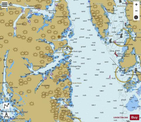 CLARENCE STRAIT AND MOIRA SOUND Marine Chart - Nautical Charts App
