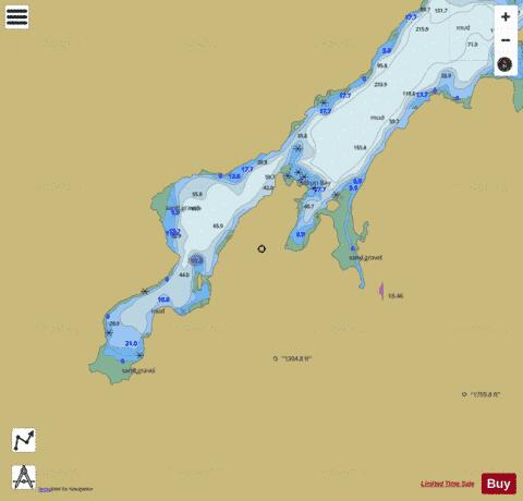 CONTINUATION OF KITKUN BAY Marine Chart - Nautical Charts App