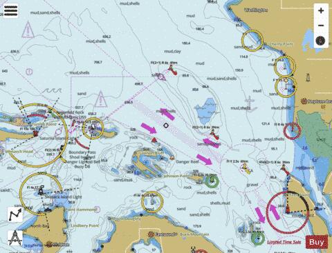 ROSARIO STRAIT TO CHERRY POINT Marine Chart - Nautical Charts App