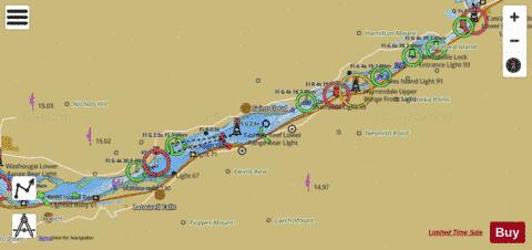 COLUMBIA RIVER VANCOUVER TO BONNEVILLE Marine Chart - Nautical Charts App