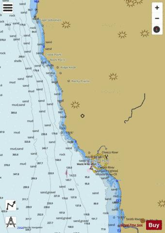PYRAMID POINT TO CAPE SEBASTIAN Marine Chart - Nautical Charts App