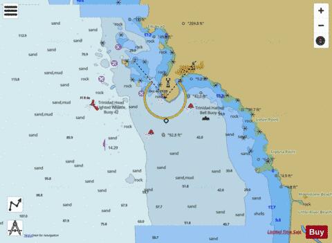TRINIDAD HARBOR Marine Chart - Nautical Charts App