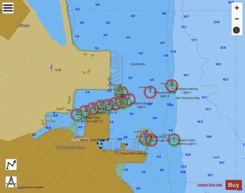 OYSTER POINT Marine Chart - Nautical Charts App