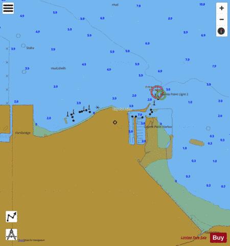 SAN FRANCISCO BAY TO ANTIOCH  COYOTE PT HARBOR Marine Chart - Nautical Charts App