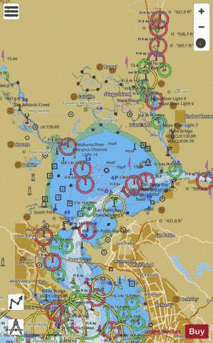 SAN FRANCISCO BAY TO SAN PABLO BAY Marine Chart - Nautical Charts App