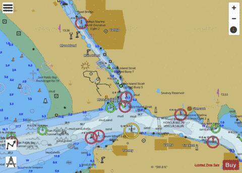 MARE ISLAND STRAIT Marine Chart - Nautical Charts App