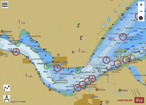 CARQUINEZ STRAIT Marine Chart - Nautical Charts App