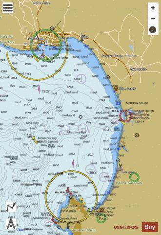 MONTEREY BAY Marine Chart - Nautical Charts App