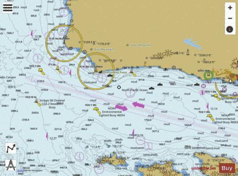 SANTA CRUZ ISLAND TO PURISIM POINT Marine Chart - Nautical Charts App
