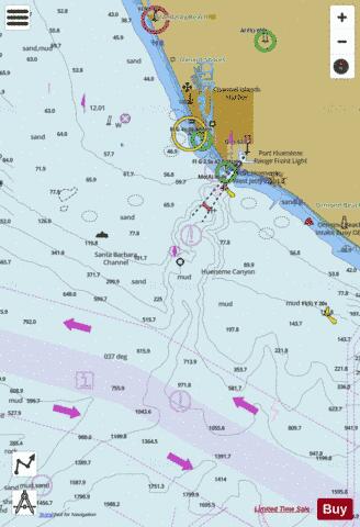 PORT HUENEME AND APPROACHES Marine Chart - Nautical Charts App
