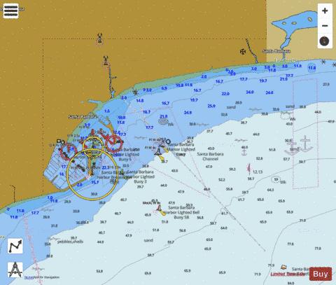 SANTA BARBARA Marine Chart - Nautical Charts App