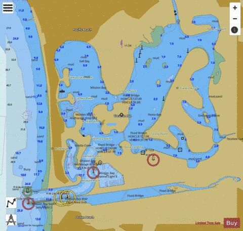 MISSION BAY Marine Chart - Nautical Charts App