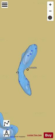 Boot  Lake depth contour Map - i-Boating App