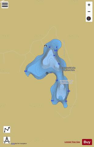 Encelewski Lake depth contour Map - i-Boating App