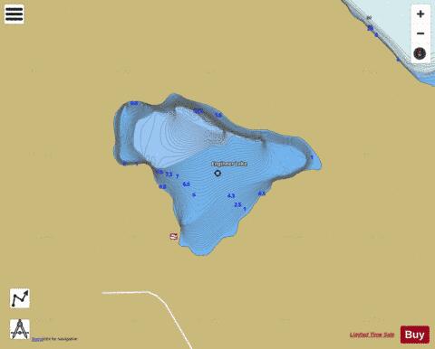 Engineer Lake depth contour Map - i-Boating App