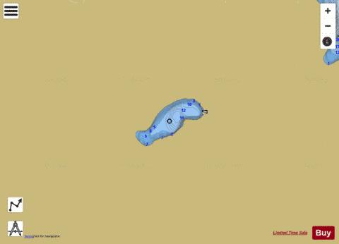 Homestead Lake depth contour Map - i-Boating App