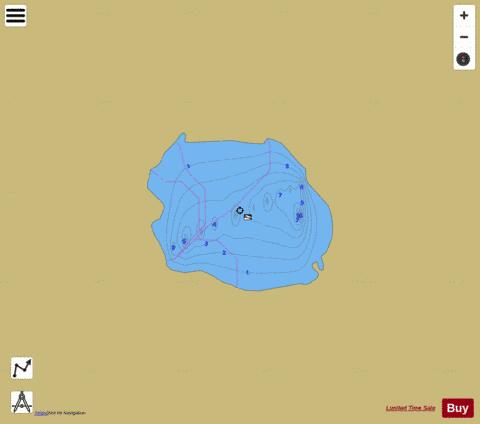 Imiaknikpak Lake depth contour Map - i-Boating App
