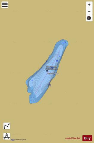 Morvro Lake depth contour Map - i-Boating App
